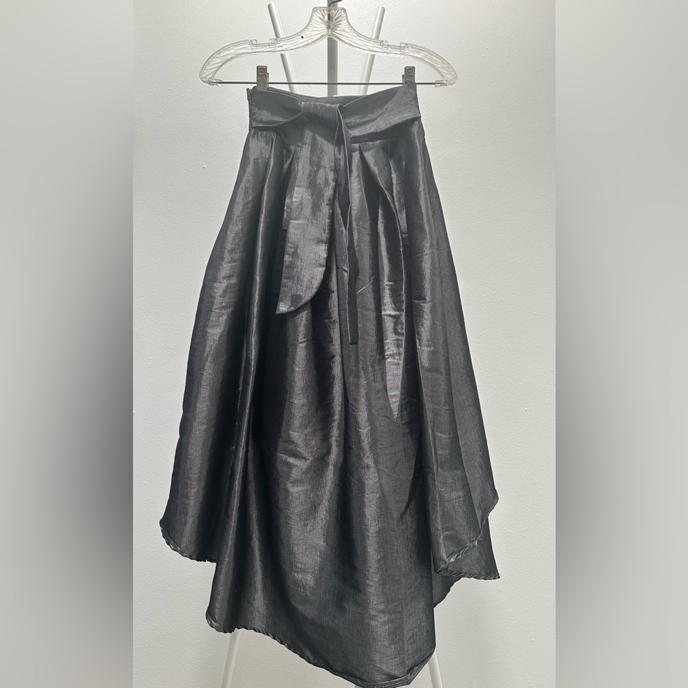 Metallic Gray Skirt